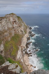 The Cape of Good Hope where the Atlantic meets the Indian Ocean
